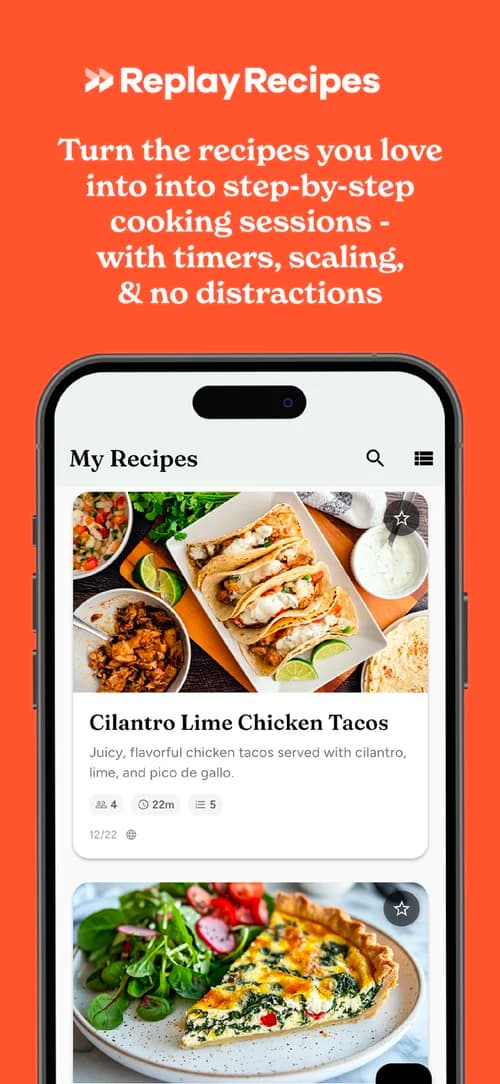 Recipe overview